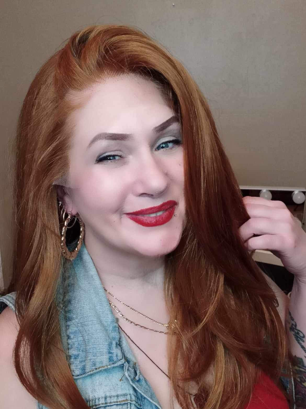Dutchess (med ginger w/ blonde highlights)