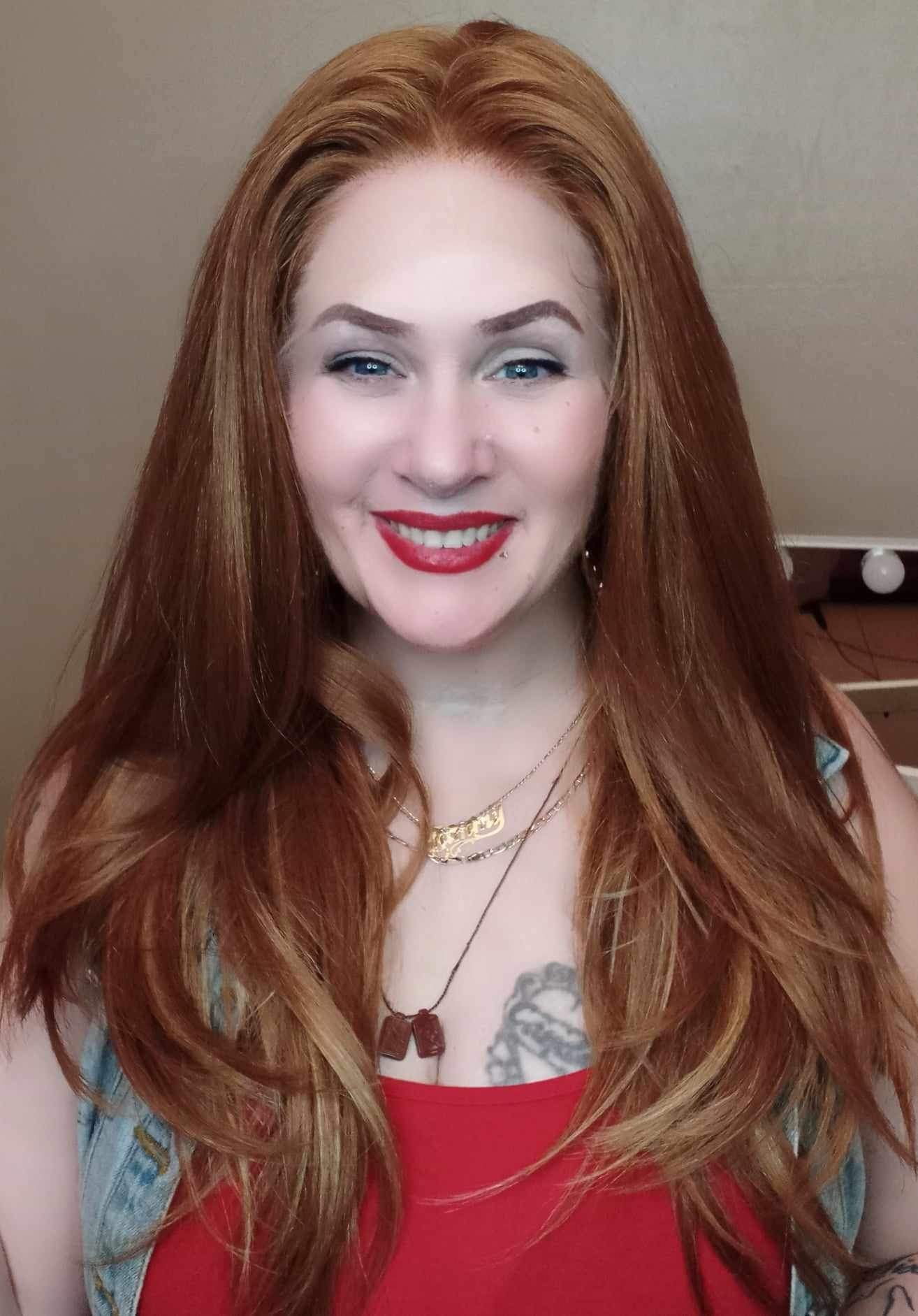 Dutchess (med ginger w/ blonde highlights)
