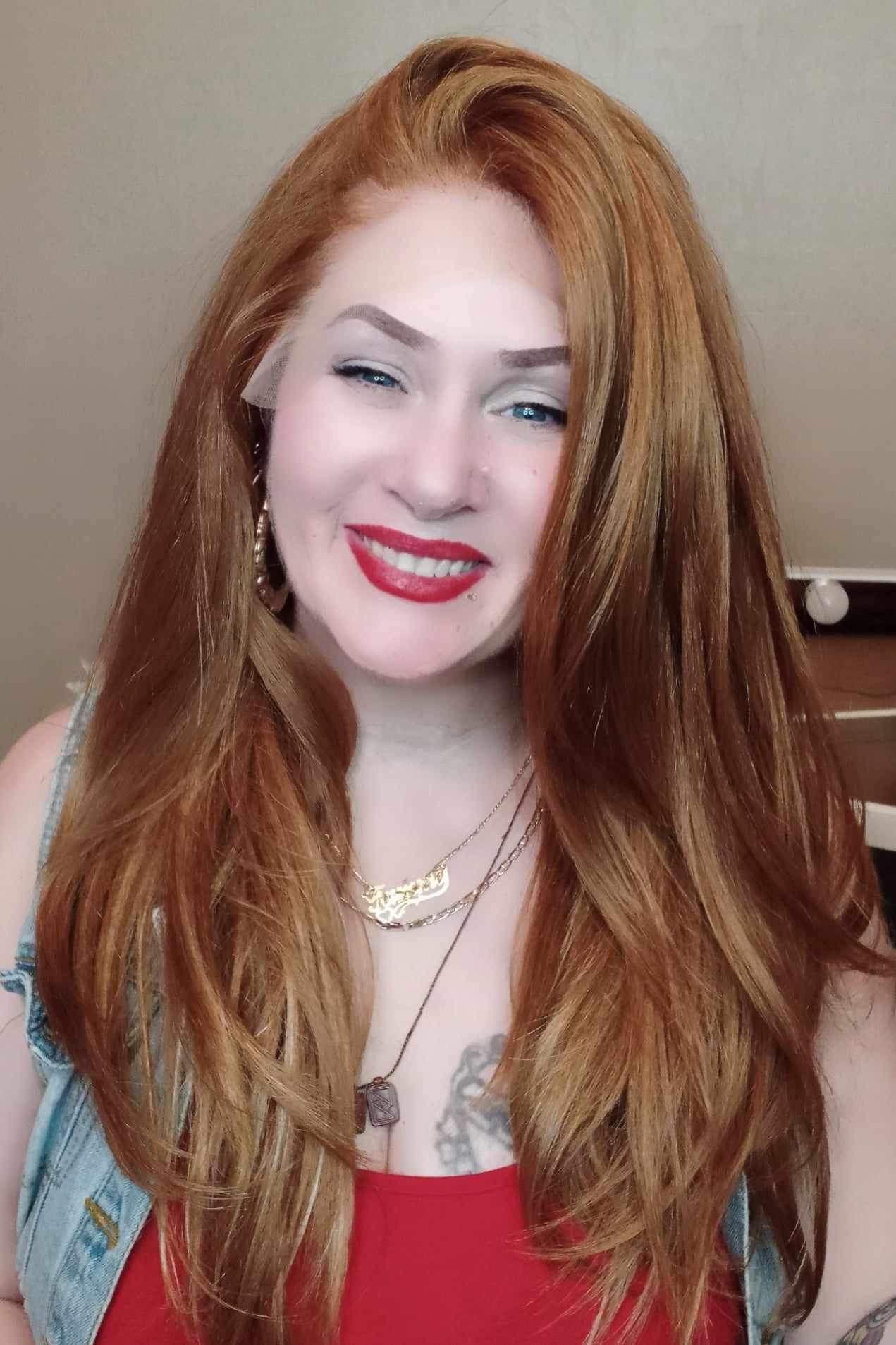 Dutchess (med ginger w/ blonde highlights)