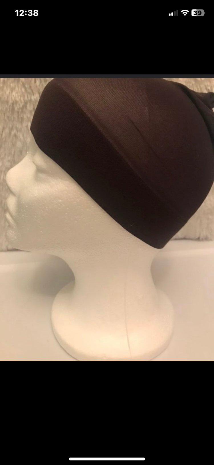 Luxe wig cap (black)