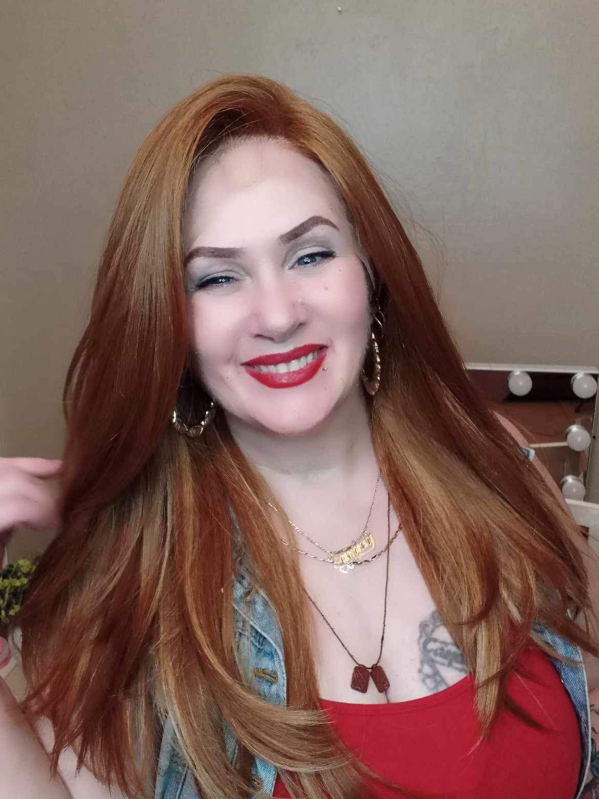 Dutchess (med ginger w/ blonde highlights)