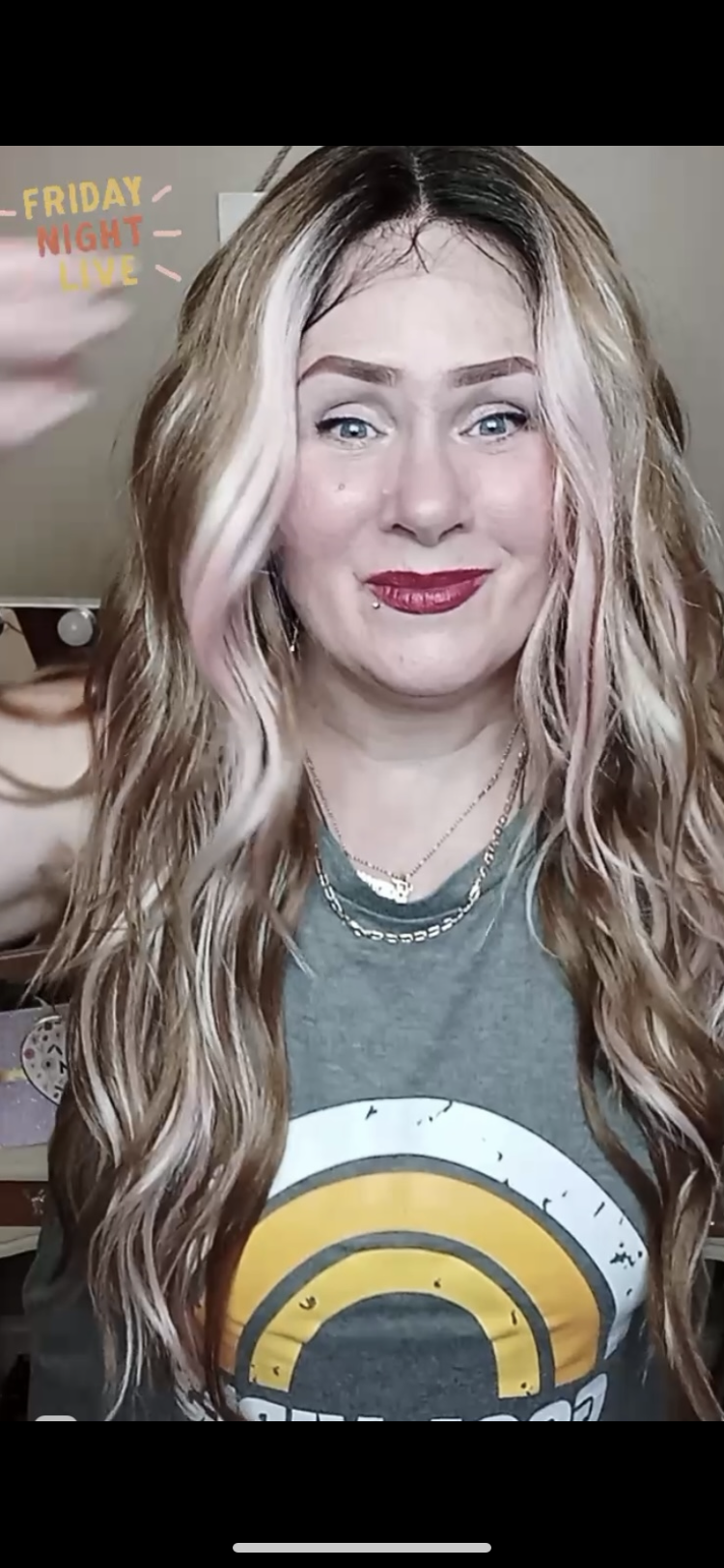 Sprinkles (pink, blonde, brown w dk root)
