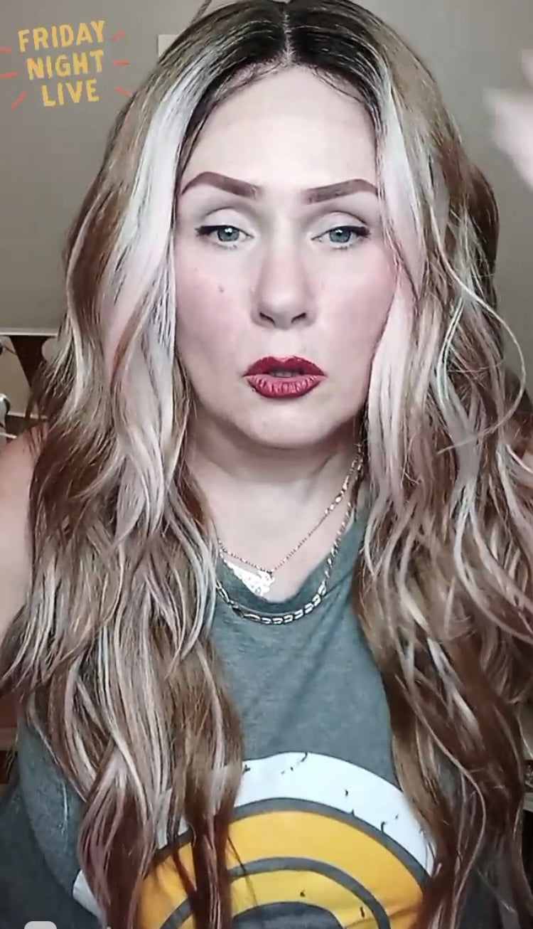 Sprinkles (pink, blonde, brown w dk root)