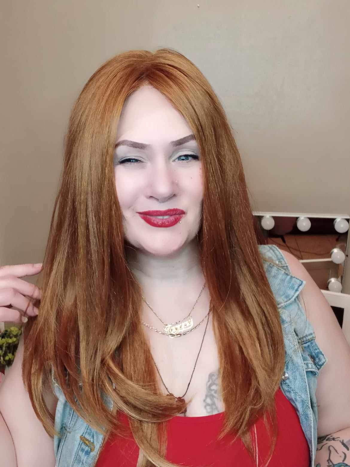Dutchess (med ginger w/ blonde highlights)