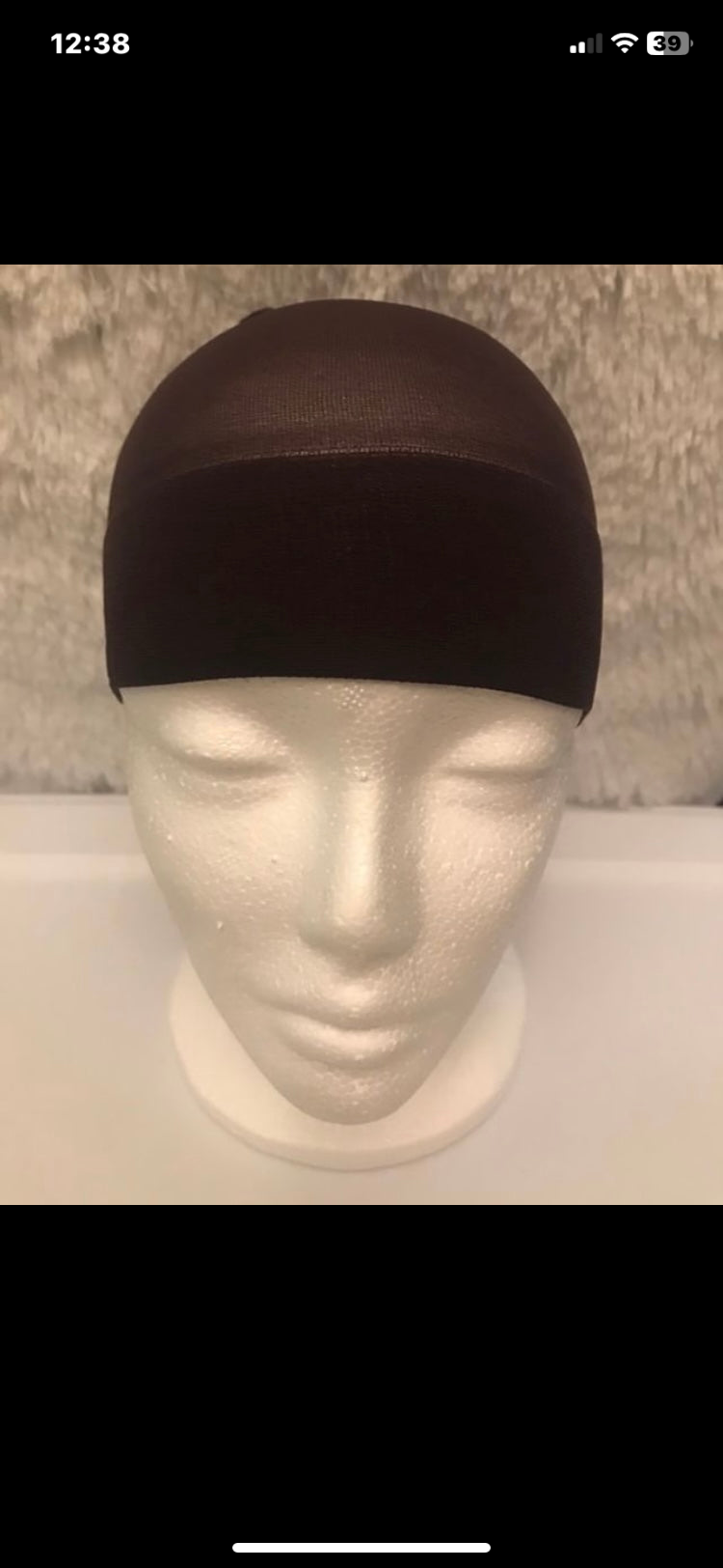 Luxe wig cap (black)