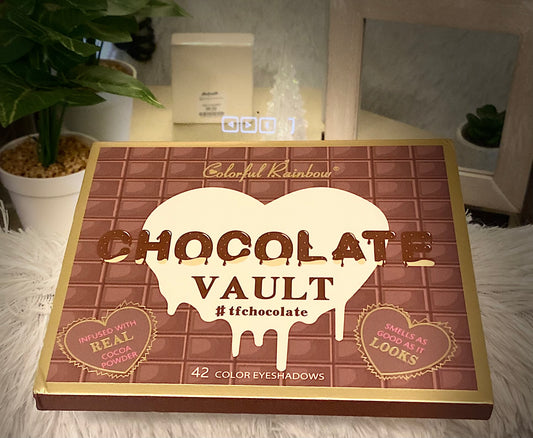 Chocolate vault palette (warm w a few cool tone shades)