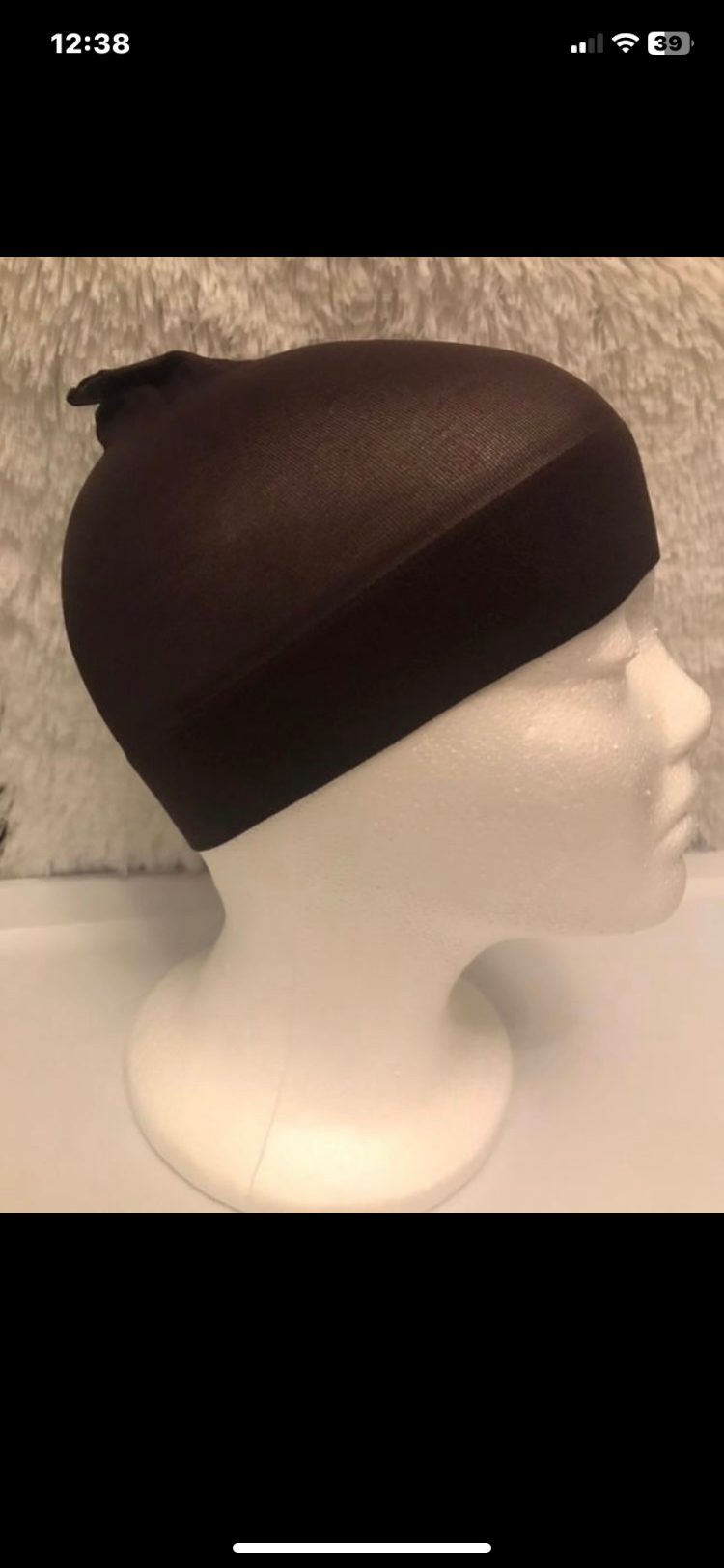 Luxe wig cap (black)