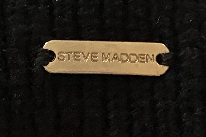 Steve Madden blk beanie